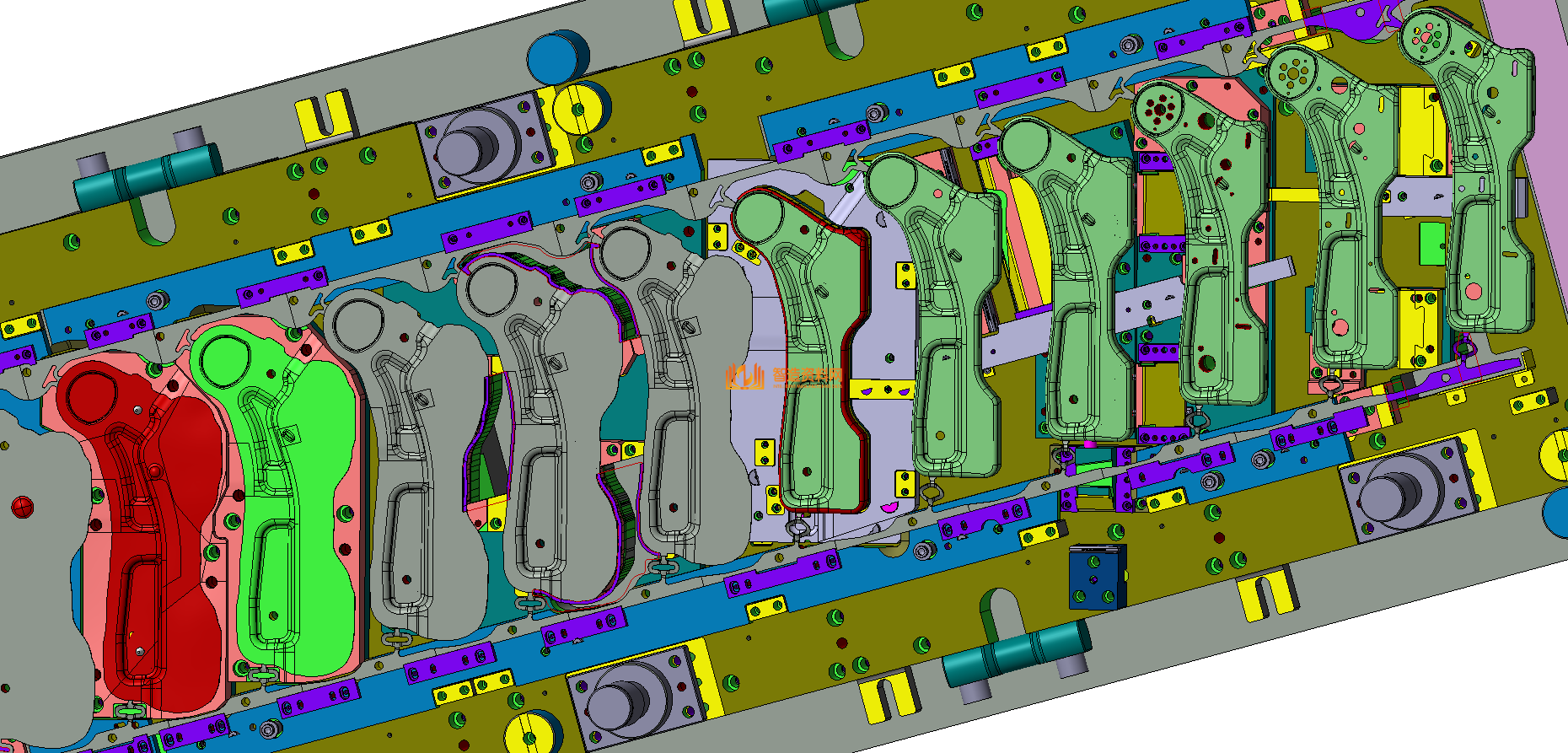 VISI五金汽车模具结构图纸0027,模具,结构,NeadPay,第1张