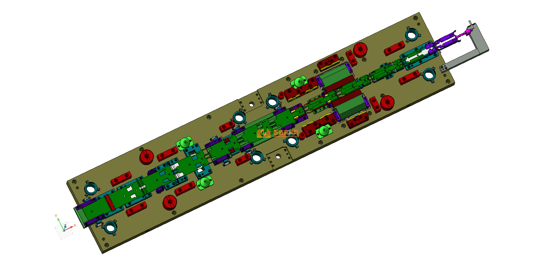 VISI五金汽车模具结构图纸0067,模具,结构,NeadPay,第1张