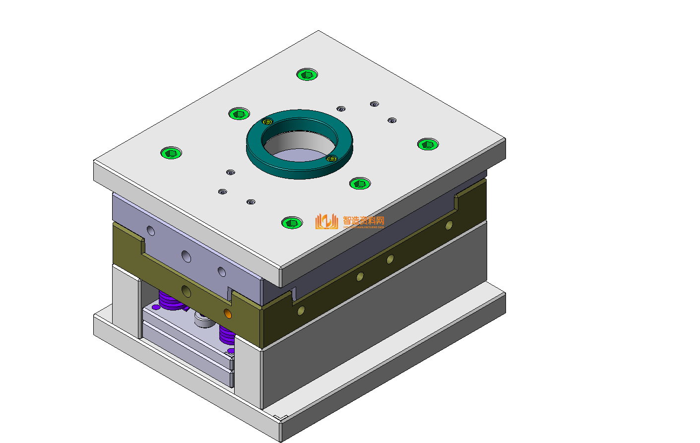 塑胶模具设计结构图纸0129,设计,NeadPay,模具,第1张