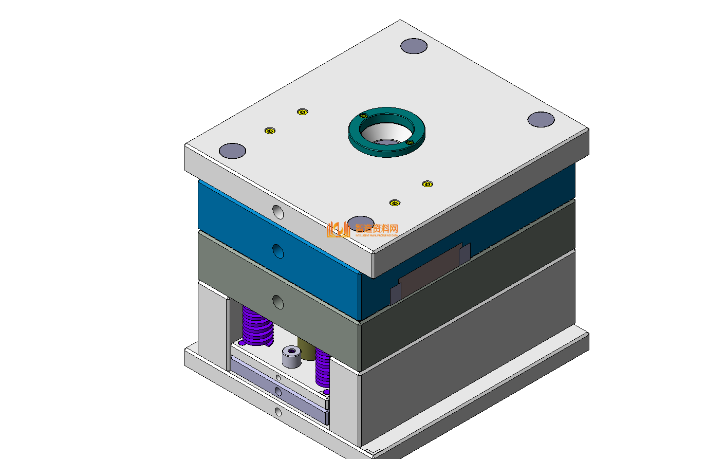 塑胶模具设计结构图纸0138,NeadPay,设计,模具,第1张