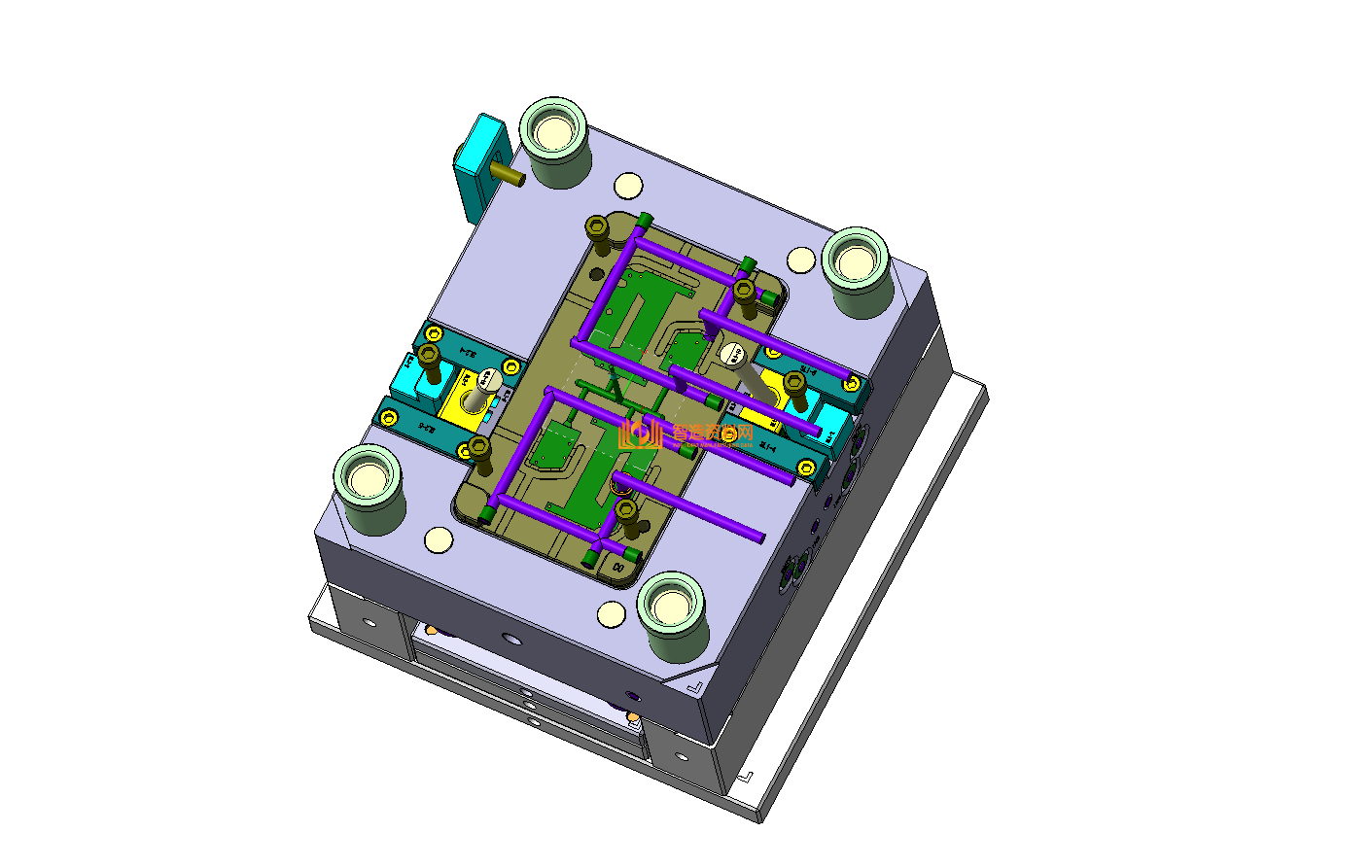 塑胶模具设计结构图纸0156,NeadPay,设计,模具,第2张