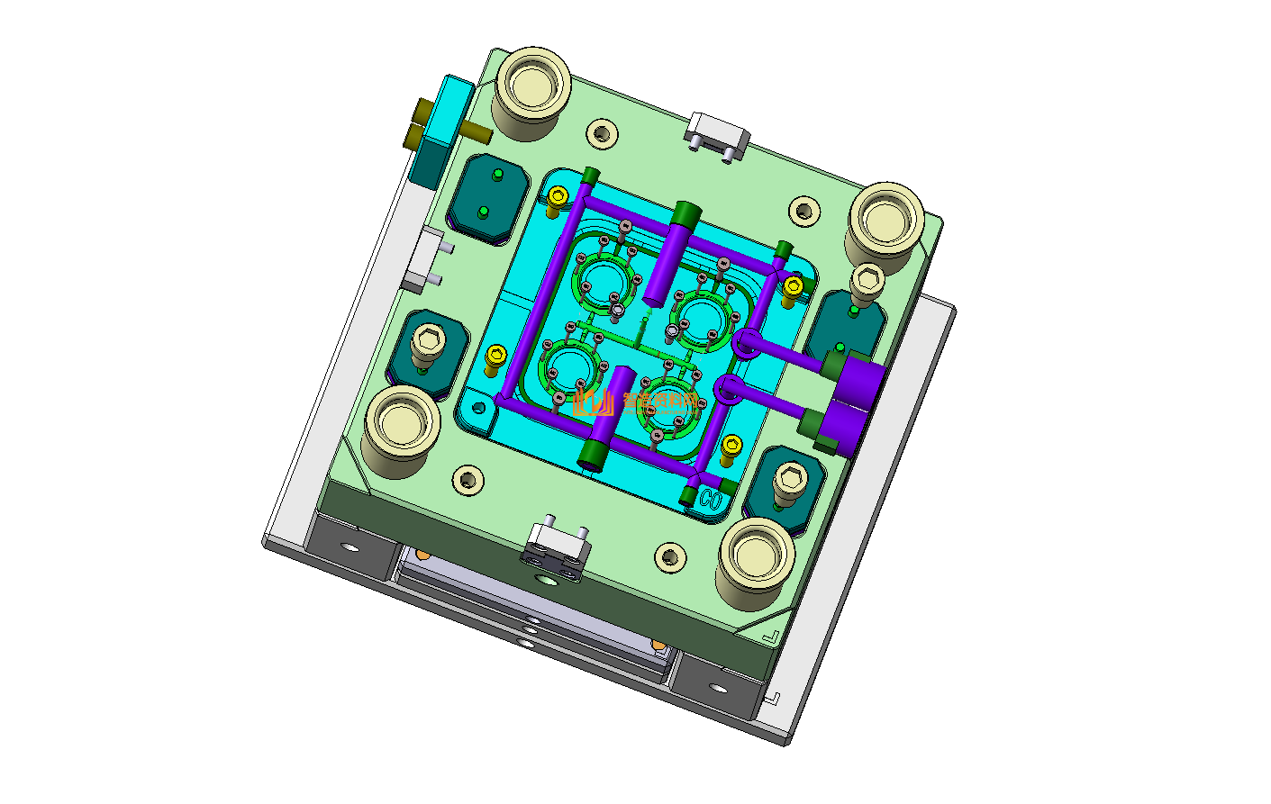 塑胶模具设计结构图纸0161,NeadPay,设计,模具,第2张