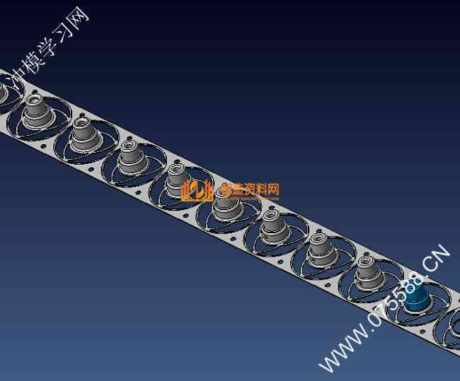 五金马达壳连续拉伸旋切模具图,NeadPay,模具,结构,拉伸,旋切,第3张