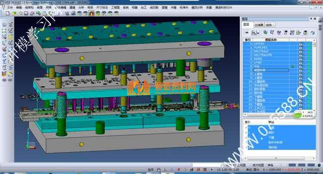 日本马达壳连续拉伸模具+旋切结构图,NeadPay,模具,结构,拉伸,结构图,日本,第2张