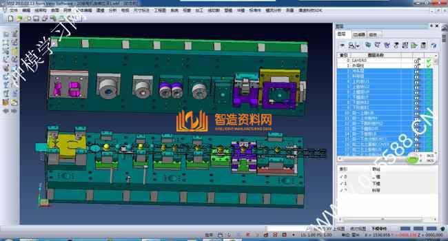 日本马达壳连续拉伸模具+旋切结构图,NeadPay,模具,结构,拉伸,结构图,日本,第1张