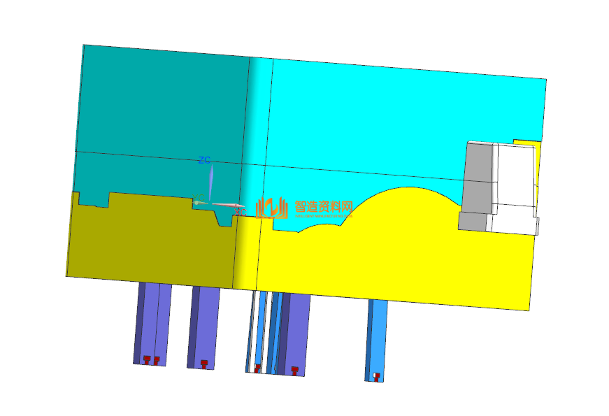 塑胶模具分模图纸0037,NeadPay,模具,图纸,第2张