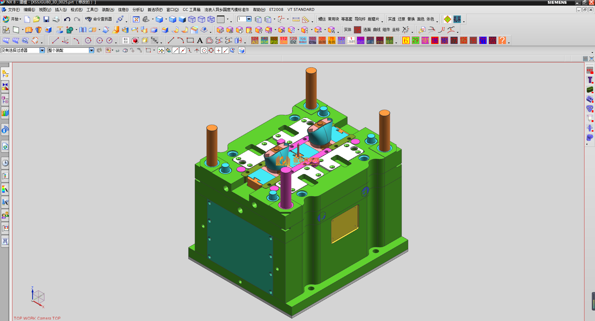 塑胶模具设计全套图纸0025,NeadPay,设计,模具,第2张