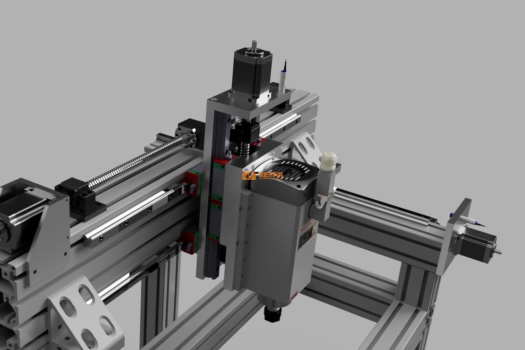 数控镂铣机;-雕刻机-3D模型,NeadPay,模型,数控,第2张