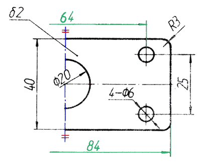 动态图讲解：图纸尺寸标注规则，纯干货,动态图讲解：图纸尺寸标注规则，纯干货,尺寸,标注,图中,实线,第21张