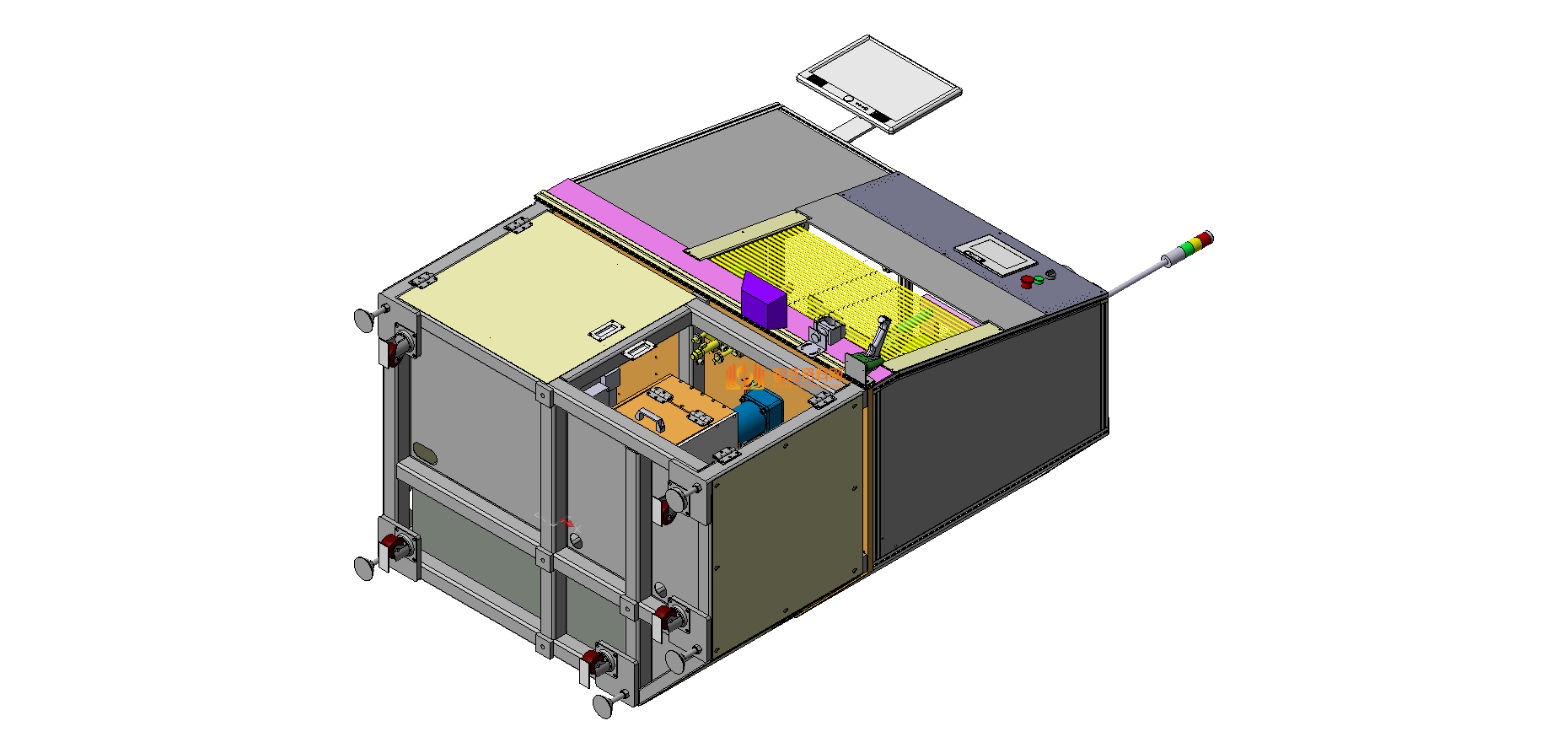 轴承压入激光刻印密封圈组装一体机,NeadPay,第3张