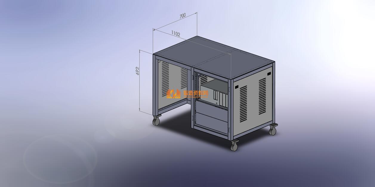 测试机柜带13U 19寸机柜体,NeadPay,第1张