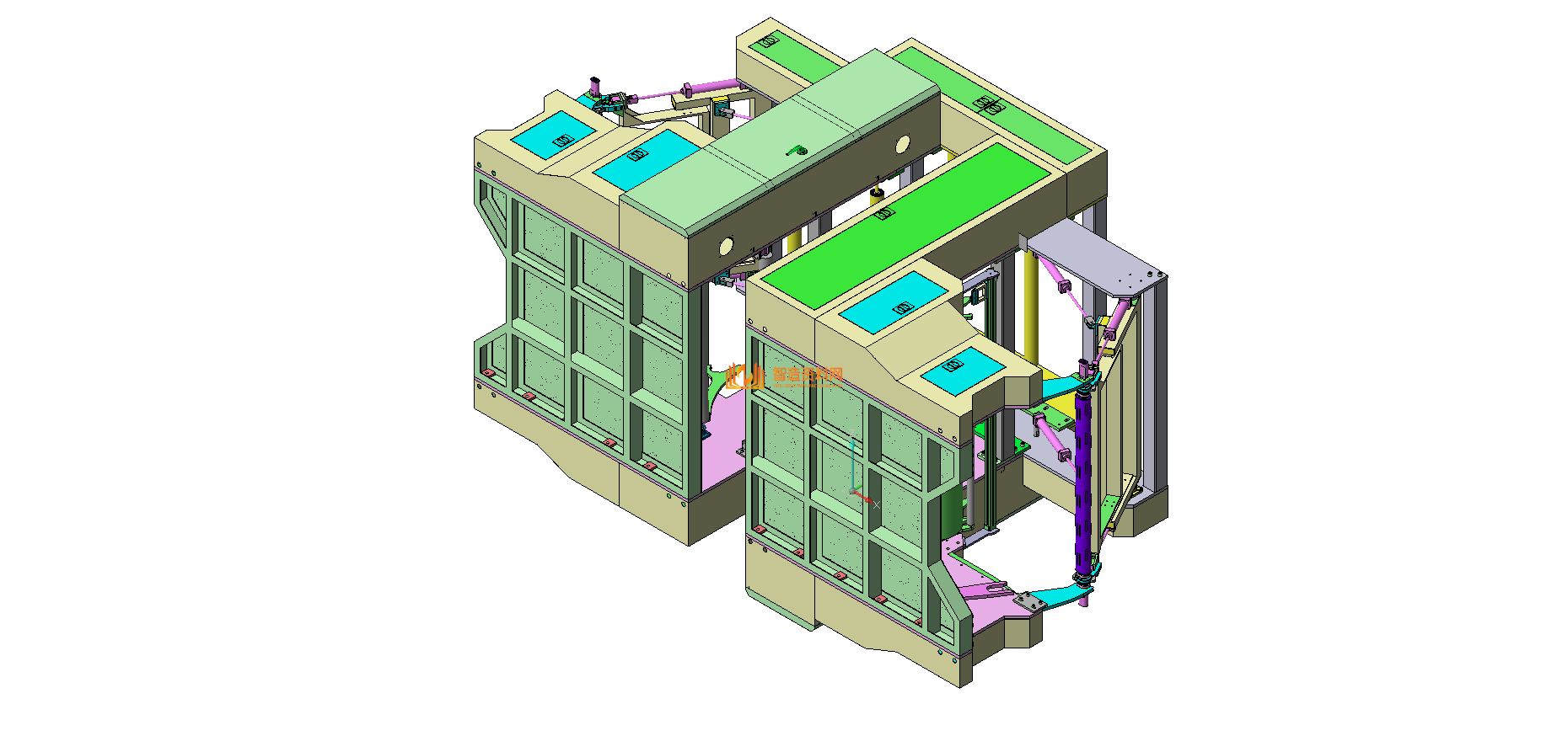 吹膜机自动后收卷机,XSJXSB_STP_0081_01.png,NeadPay,自动,第1张