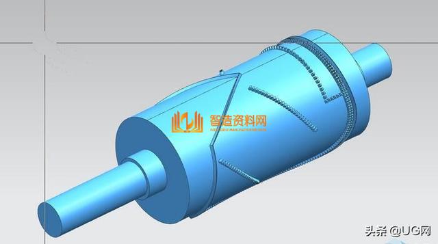 UG模具设计：KN95辊轴UG建模方法,KN-95辊轴UG建模方法，口罩机辊轴三维模型图纸下载,模具设计,建模,第11张
