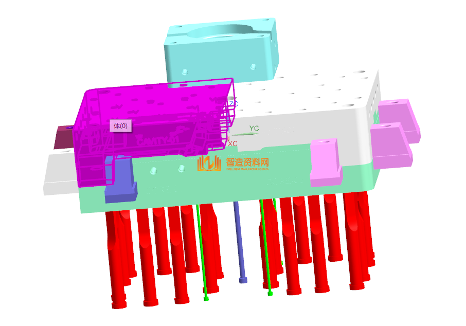 塑胶模具分模图纸0039,NeadPay,模具,图纸,第2张