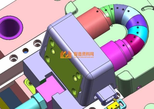 塑胶模具设计：模具弯管圆弧抽芯设计，搞懂原理其实真不难 ...,模具弯管圆弧抽芯设计，搞懂原理其实真不难,圆弧,模具设计,塑胶,第4张